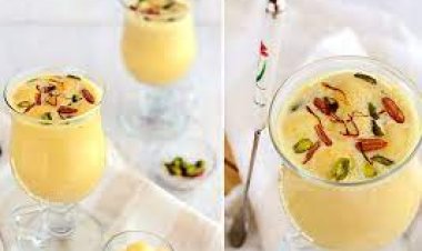 ଘରେ ତିଆରି କରନ୍ତୁ କେଶର ପିସ୍ତା ଲସି