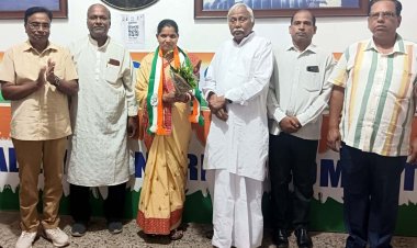 ବିଜେପି ଛାଡ଼ି କଂଗ୍ରେସରେ ଯୋଗଦେଲେ ପୂର୍ବତନ ଜିଲ୍ଲା ପରିଷଦ ପ୍ରାର୍ଥୀନୀ