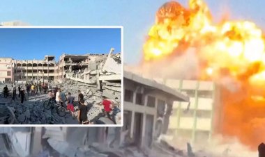 Israel's attack on Gaza has reportedly resulted in the deaths of over 100 people in a school.