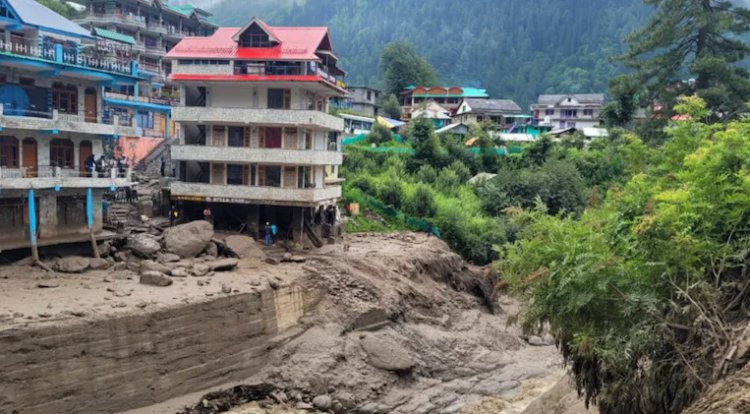 "Cloudbursts in Himachal's Shimla, Kullu, and Mandi, 2 dead, over 50 missing."