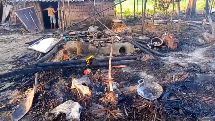 "21 Dalit homes were set on fire in Bihar. The Congress took a swipe at the NDA, referring to it as 'jungle raj'."