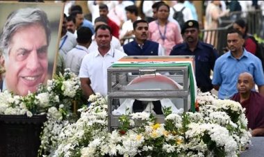 Ratan Tata's Last Rites With State Honours, Thousands Pay Tribute
