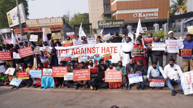 “Voice Against Hate” protests against atrocities on minorities