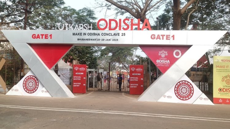 The Prime Minister will inaugurate the Utkarsh Odisha - Make in India conclave and the 38th National Games today.